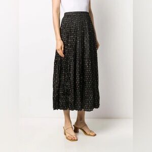 Mes Demoiselles Polka Dot Creased Skirt